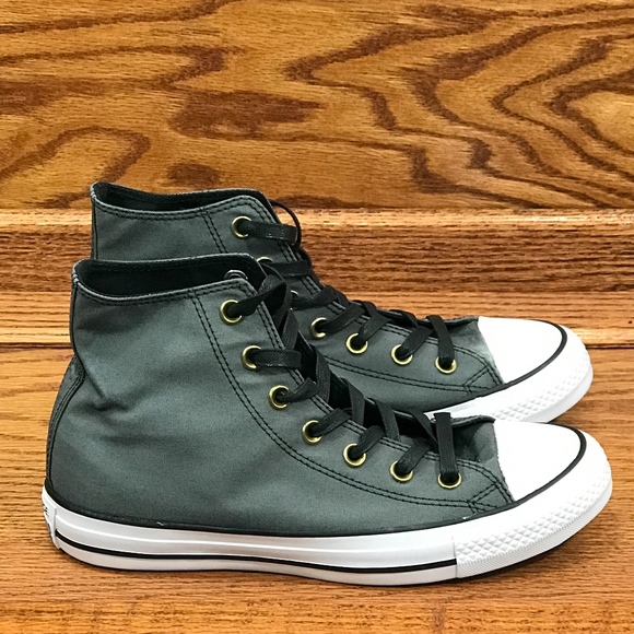 Converse CTAS Hi Black White Black Shoes - Picture 3 of 7